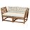 2-seat outdoor modular sofa