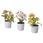 artificial potted plant with pot