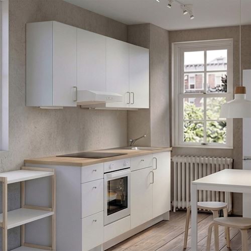 IKEA - KNOXHULT/VIHALS/KYRRE, mutfak seti, beyaz-huş