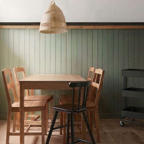 IKEA - HAGERNAS/AGAM/RASKOG, yemek odası seti, çam-siyah