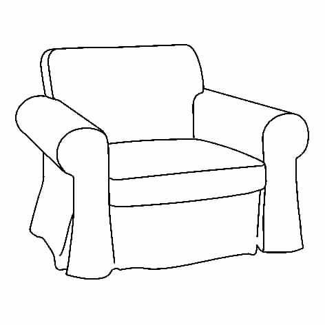 IKEA - EKTORP, armchair frame