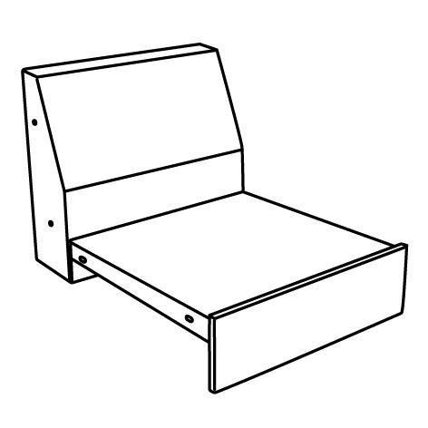 IKEA - RATORP, armchair frame