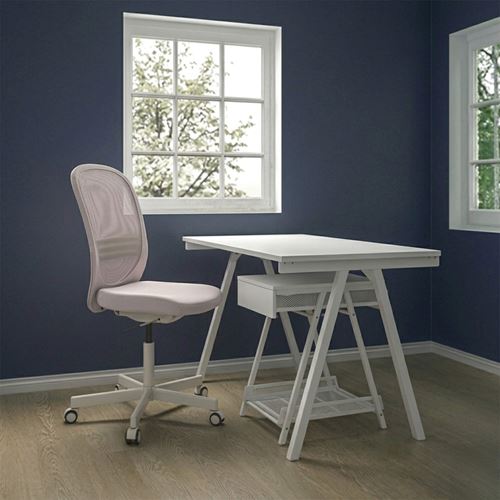 IKEA - TROTTEN/FLINTAN, workspace set, white-beige