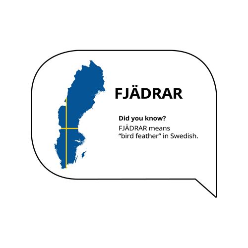 IKEA - FJADRAR, inner cushion, grey-white, 50x50 cm
