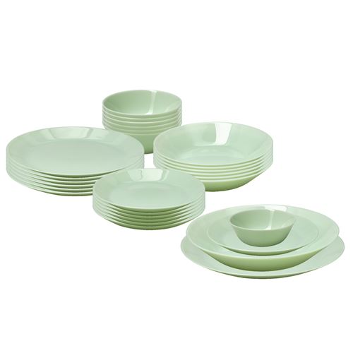 IKEA - OFTAST, yemek takımı, açık yeşil