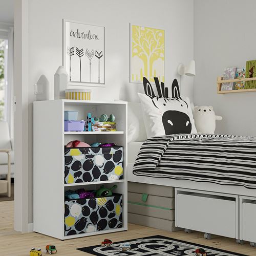 IKEA - LASTARE, LASTARE open storage unit, white, 60x42x100 cm