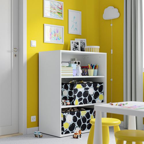 IKEA - LASTARE, LASTARE open storage unit, white, 80x42x100 cm