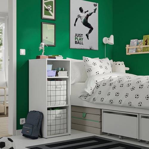 IKEA - LASTARE, LASTARE open storage unit, white, 40x42x100 cm