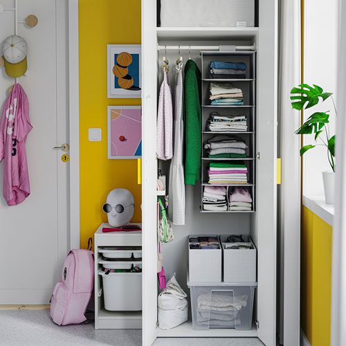 IKEA - LASTARE, LASTARE gardırop, beyaz, 60x62x200 cm