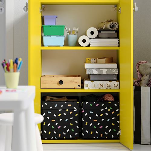 IKEA - LASTARE, LASTARE wardrobe, yellow, 60x42x100 cm