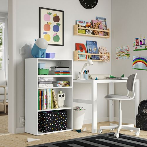 IKEA - LASTARE, LASTARE open storage unit, white, 60x30x100 cm