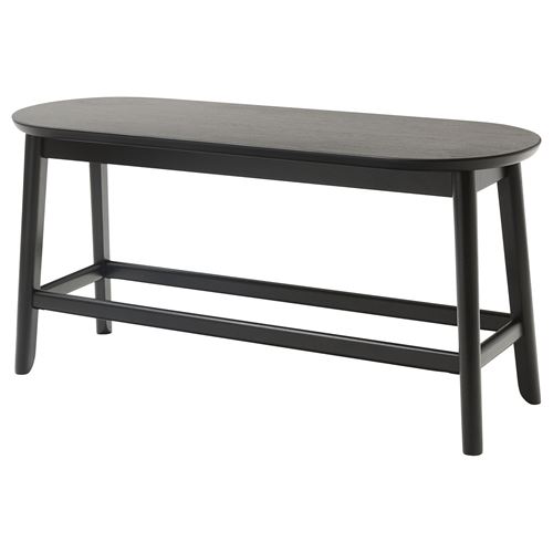 IKEA - RAVSTEN, bench, black, 93 cm