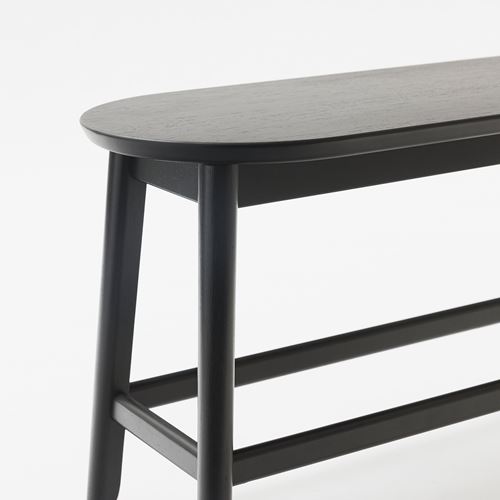 IKEA - RAVSTEN, bench, black, 93 cm