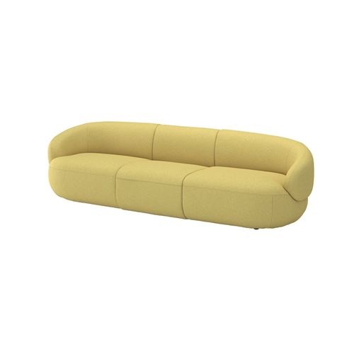 IKEA - LILLESATER, 4 seat sofa, gunnared bright green-yellow