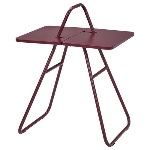IKEA - IKEA PS 2026, yan sehpa, koyu kırmızı, 50x40 cm