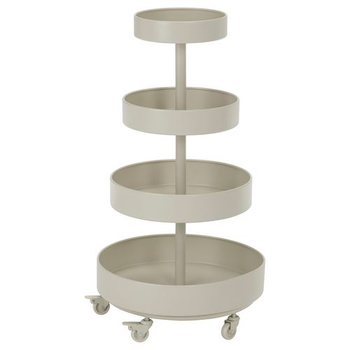 IKEA - IKEA PS 2026, tekerlekli servis sehpası, bej, 89x48 cm