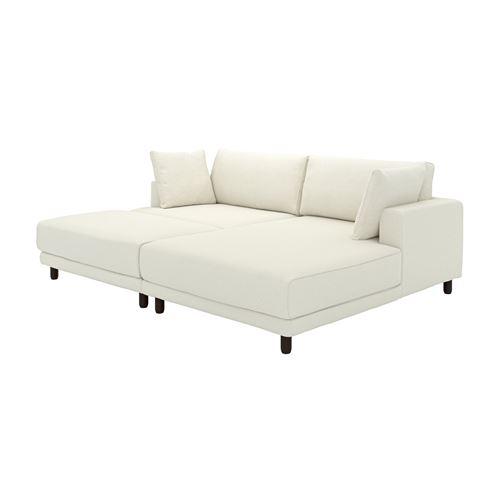 3-seat sofa with chaise longue