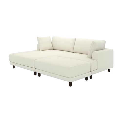 3-seat sofa with chaise longue