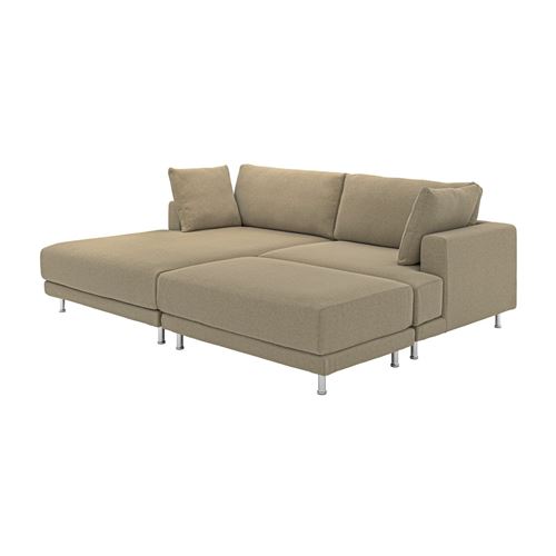 3-seat sofa with chaise longue