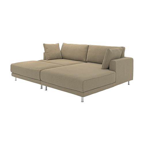 3-seat sofa with chaise longue