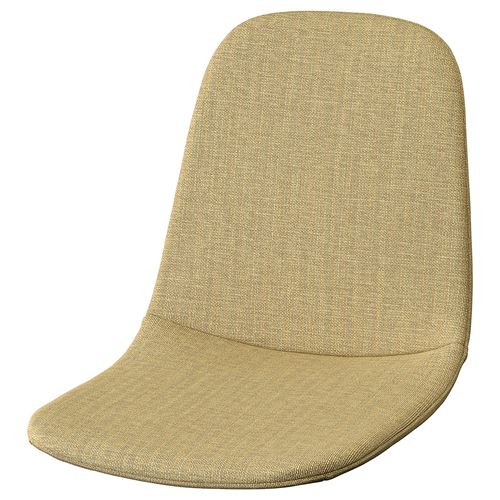 IKEA - NORDMANSSKAR, dining chair seat, Letafors yellow-beige