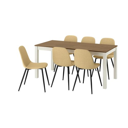 beige/brown-Letafors yellow/beige-black
