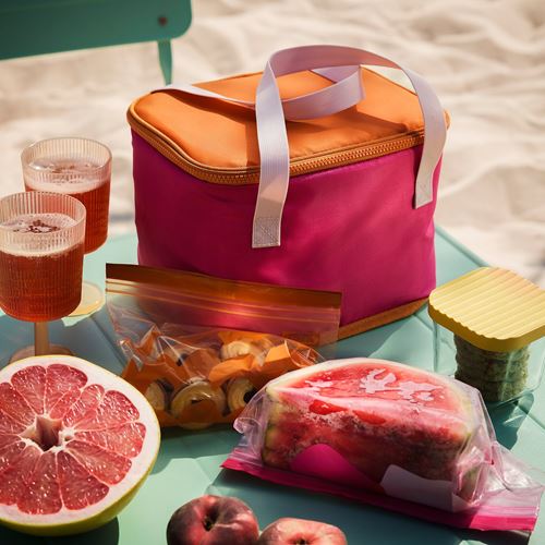 IKEA - TOFSAND, cool bag, pink/orange, 26x19x19 cm