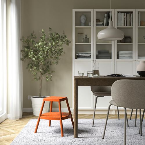 IKEA - HADDARP, basamaklı tabure, turuncu