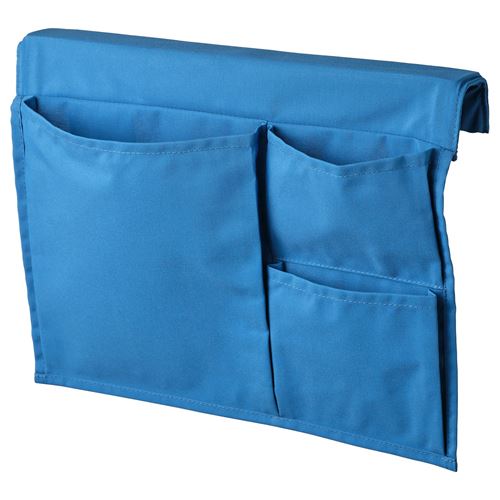 IKEA - STICKAT, storage pocket, blue, 39x30 cm