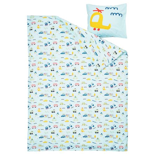 IKEA - BARNDRÖM, çocuk nevresim takımı, mavi, 150x200/50x60 cm