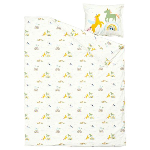 IKEA - BARNDRÖM, çocuk nevresim takımı, çok renkli, 150x200/50x60 cm