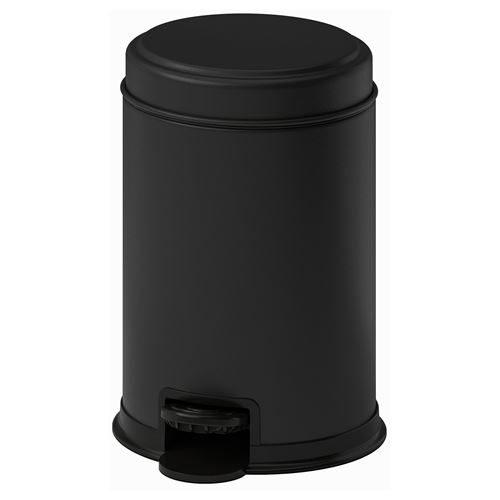 IKEA - PARLSLINKE, waste bin, black, 3 l
