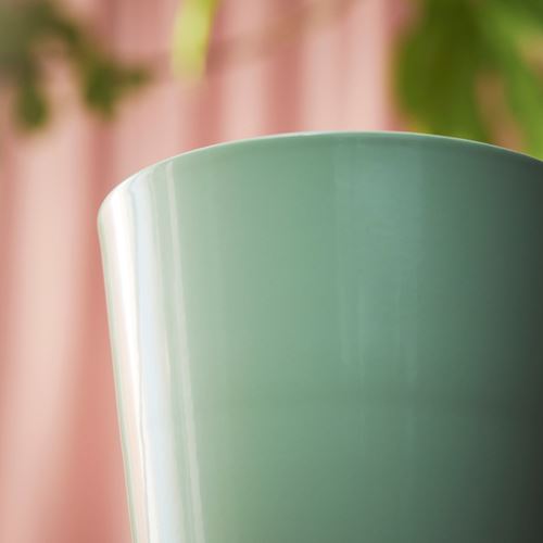 IKEA - SOJABÖNA, toprak saksı, açık yeşil, 9 cm