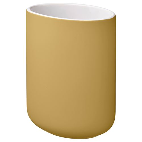 IKEA - EKOLN, toothbrush holder, dark yellow, 11 cm