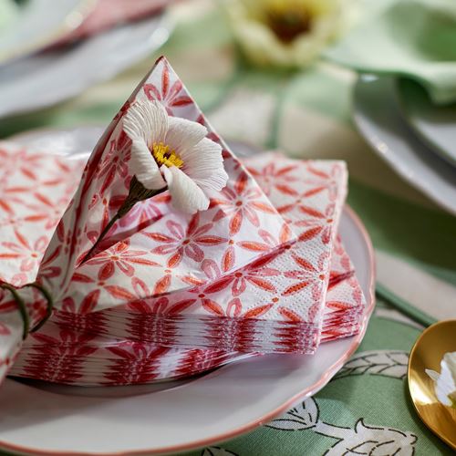 IKEA - SMÖRFISK, desenli peçete, çok renkli, 38x38 cm