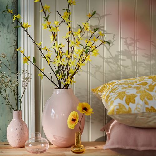 IKEA - SMYCKA, artificial flower, yellow, 70 cm