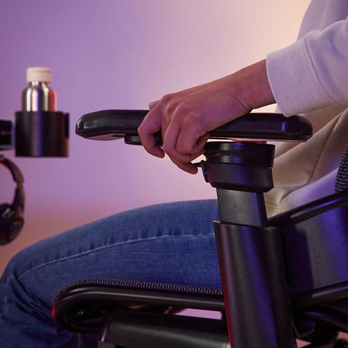 IKEA - BASTBOLL, oyuncu sandalyesi, siyah