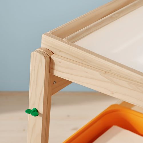 IKEA - FLISAT, çocuk masası, huş, 97x65 cm