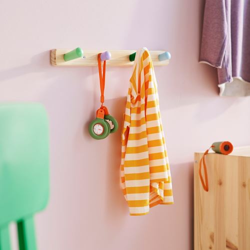 IKEA - FLISAT, rack with hooks, multicolour, 47 cm