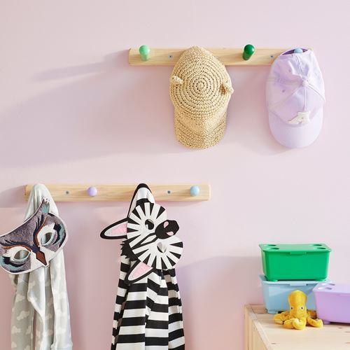 IKEA - FLISAT, rack with hooks, multicolour, 47 cm