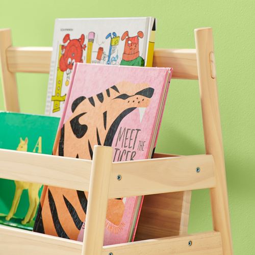 IKEA - FLISAT, çocuk kitaplığı, huş, 49x28x41 cm