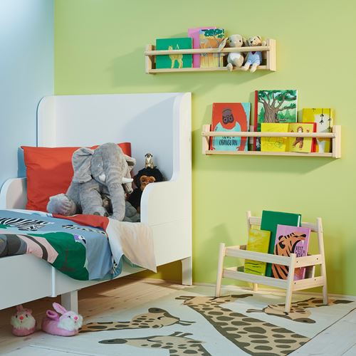 IKEA - FLISAT, çocuk kitaplığı, huş, 49x28x41 cm