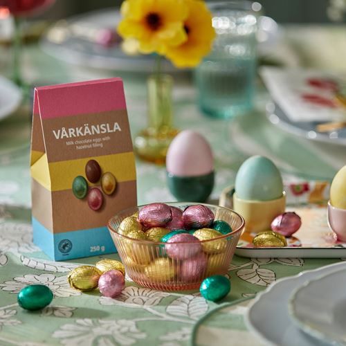 IKEA - VARKANSLA, fındık dolgulu sütlü yumurta çikolata, 250 gr