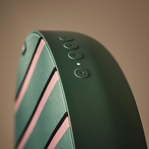 IKEA - SOLSKYDD, bluetooth speaker, green, 29 cm