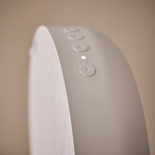 IKEA - SOLSKYDD, taşınabilir bluetooth hoparlör, beyaz, 19 cm