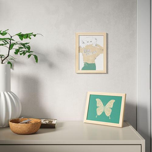 IKEA - HACKHAGTORN, wooden frame, pine, 13x18 cm