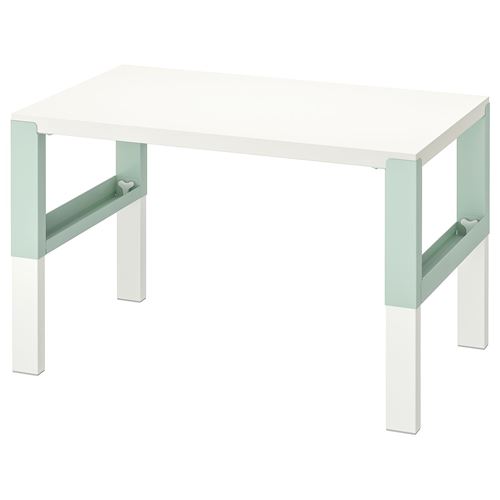 IKEA - PAHL, çocuk çalışma masası, beyaz-yeşil, 96x58 cm