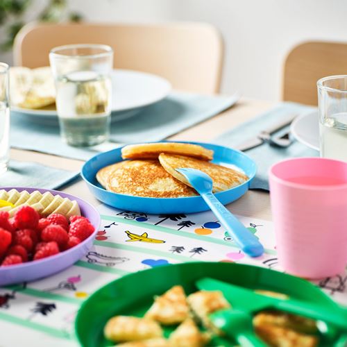 IKEA - KALAS, plate set for children, multicolour