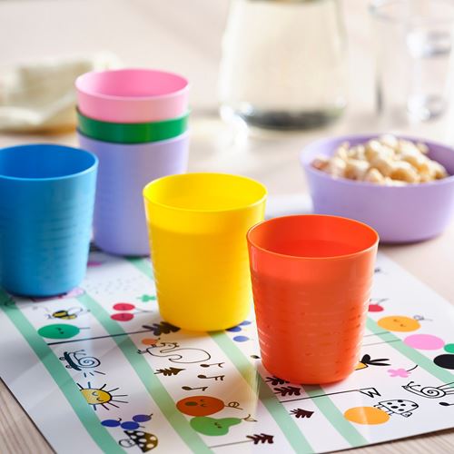 IKEA - KALAS, children cup set, multicolour, 23 cl