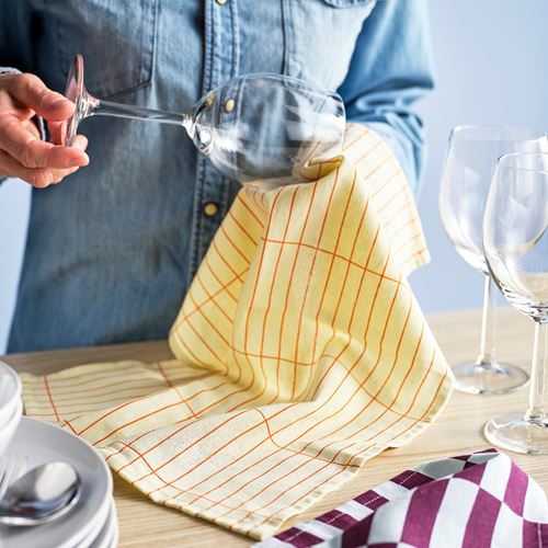 IKEA - SPJUTLILJA, kurulama bezi, çok renkli-desenli, 35x50 cm